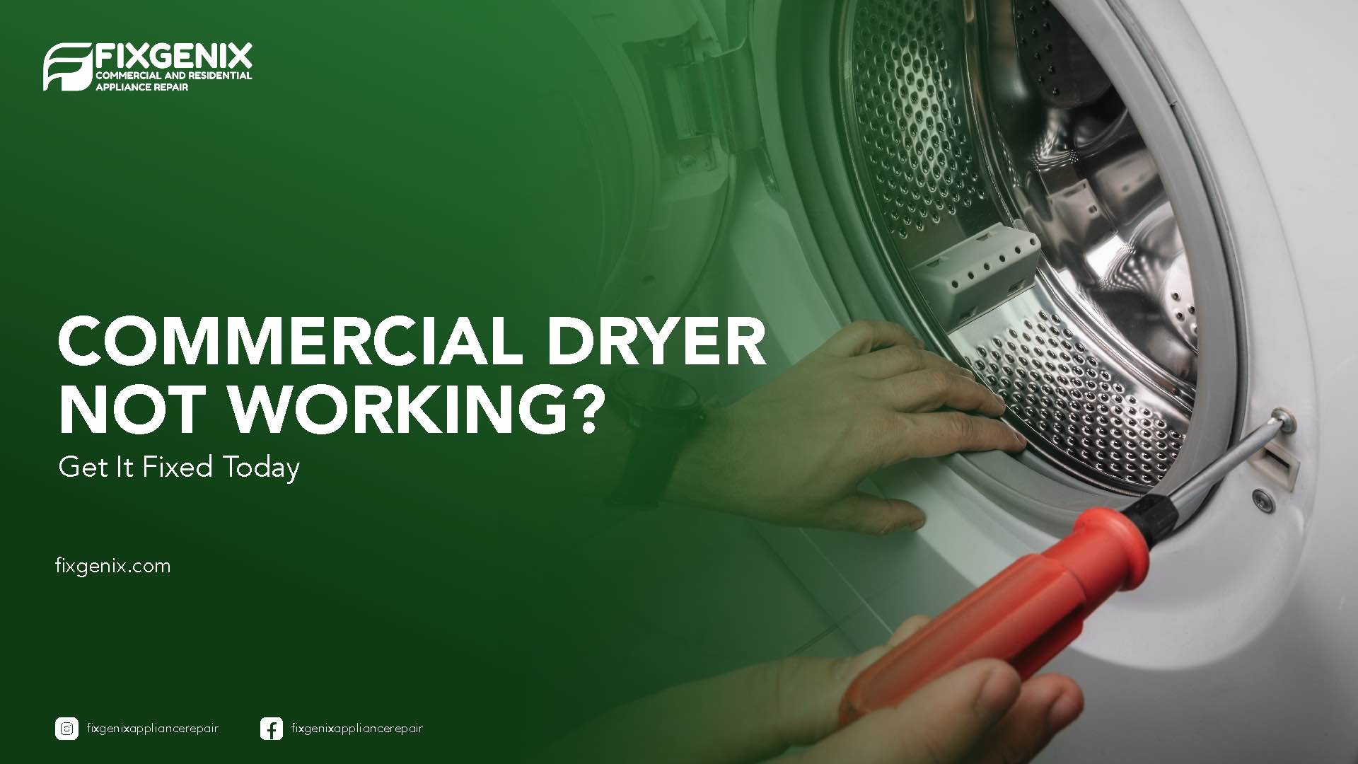 Commercial dryer repair