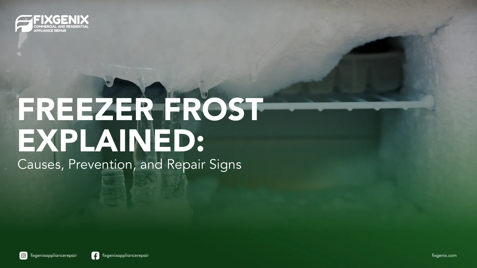 Frost Buildup in Freezer