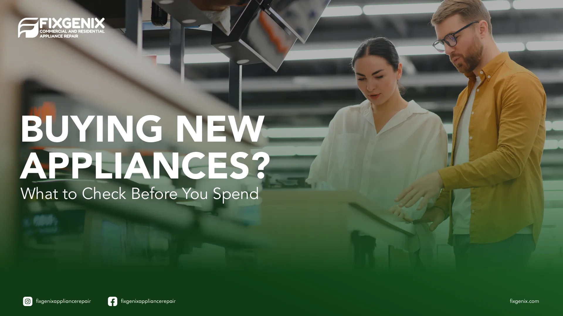 Guide to Buying Appliances